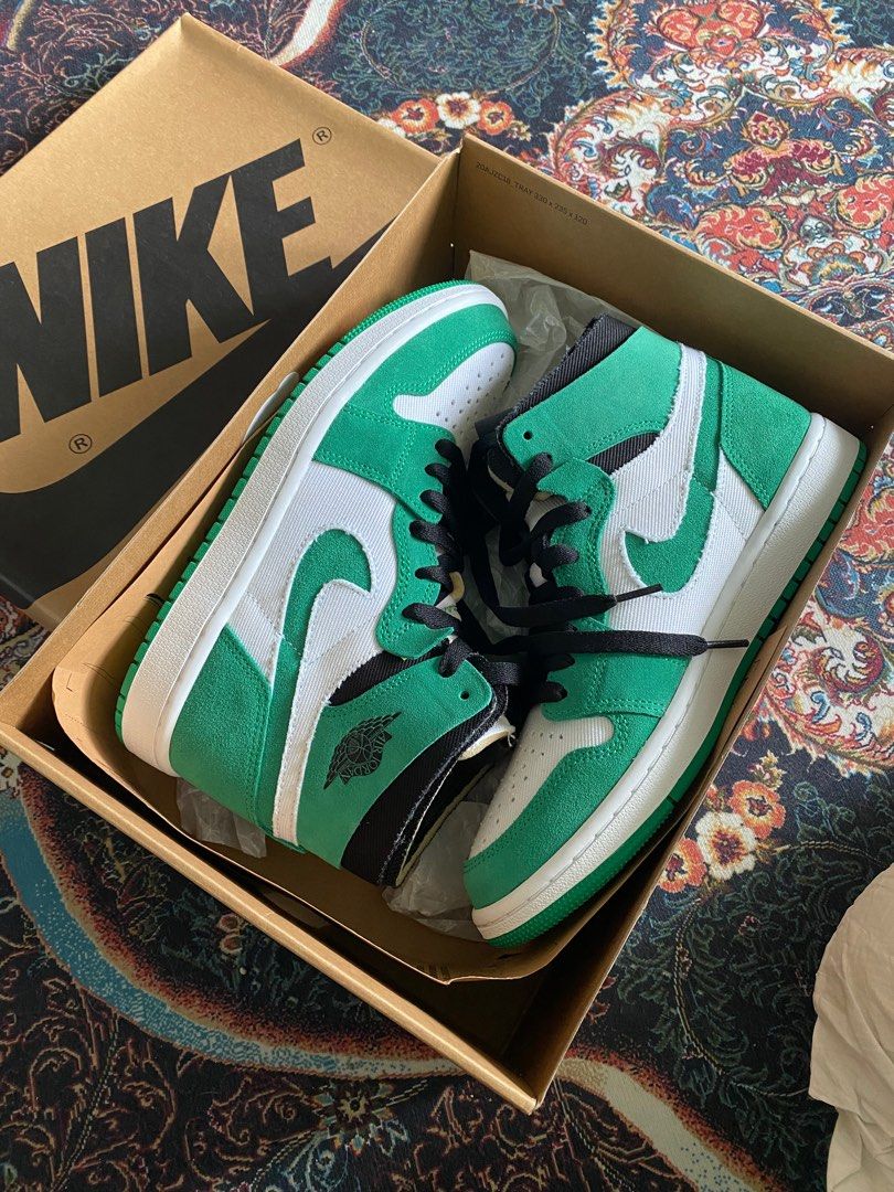 AJ1 CMFT "STADIUM GREEN", Men's Fashion, Footwear, Sneakers on Carousell