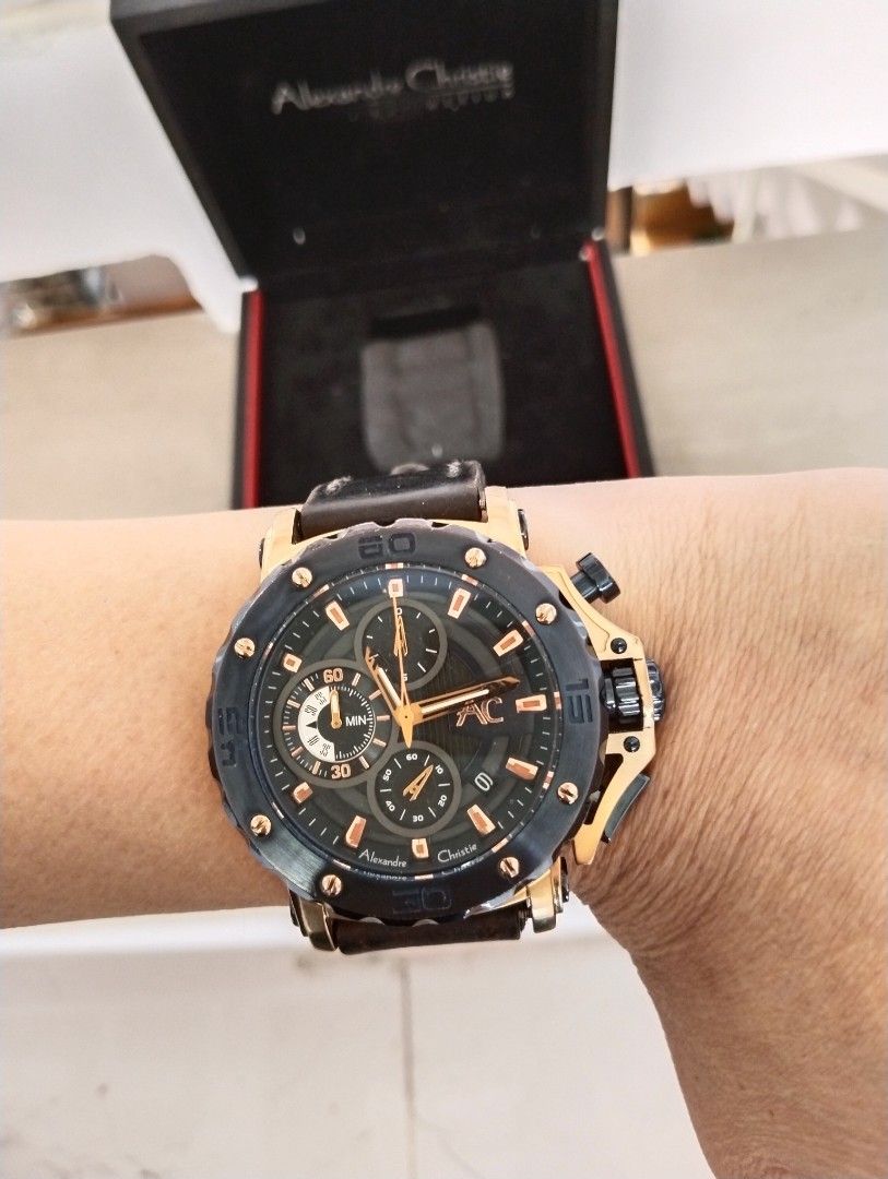 Alexandre Christie AC 9205 Mc Black Rosegold Sports Fullset