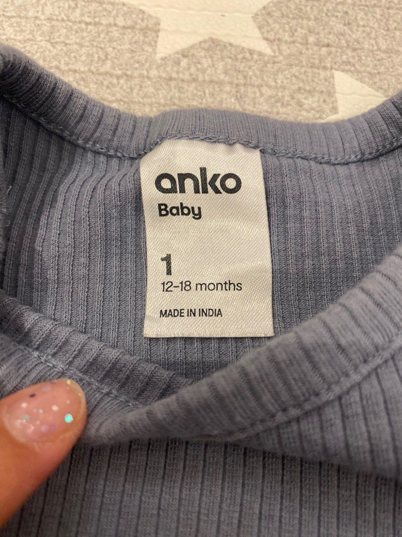 Anko Baby Bodysuit, Bayi & Anak, Baju Bayi di Carousell