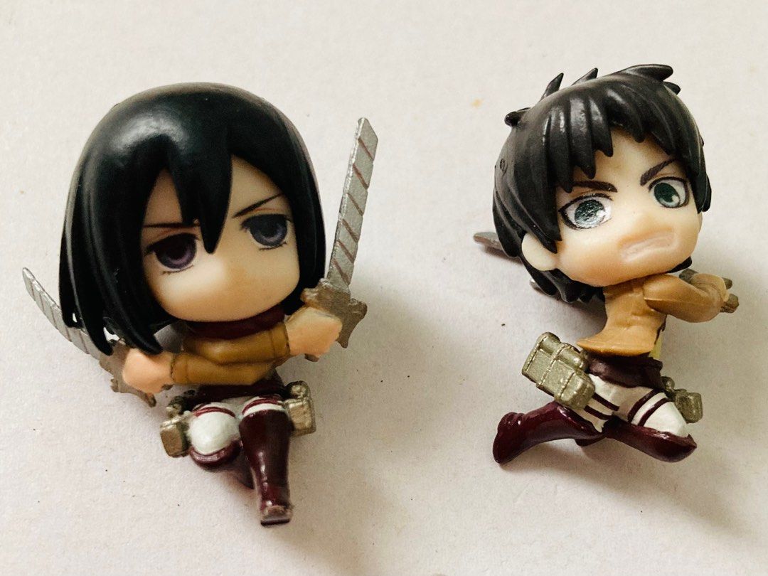 Attack on Titan Figure Charm Set (Category: Figurines & Statues) located in San Mateo. Submitted by g.stuff (Listing ID 1224949331, Image 2). Description: ▫️5 figure charms (Eren, Mikasa, Sasha, Jean, Hange) ▫️Height: approx. 3.5cm 💰MOP: BPI/BDO/Gcash ▪️To view more items, visit my profile: carousell.com/g.stuff.