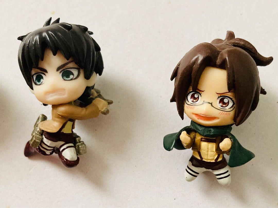 Attack on Titan Figure Charm Set (Category: Figurines & Statues) located in San Mateo. Submitted by g.stuff (Listing ID 1224949331, Image 3). Description: ▫️5 figure charms (Eren, Mikasa, Sasha, Jean, Hange) ▫️Height: approx. 3.5cm 💰MOP: BPI/BDO/Gcash ▪️To view more items, visit my profile: carousell.com/g.stuff.