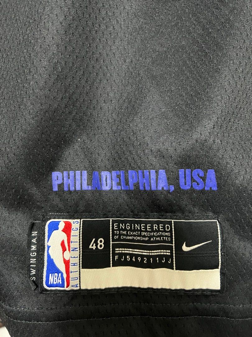 Men's Philadelphia 76ers Ben Simmons Nike Black 2020/21 Swingman