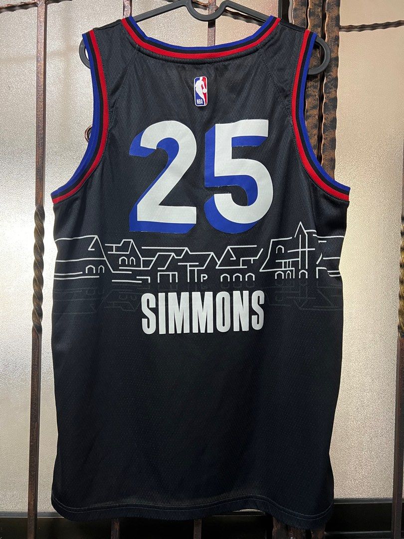 100% Authentic Ben Simmons Nike Sixers City Edition Swingman