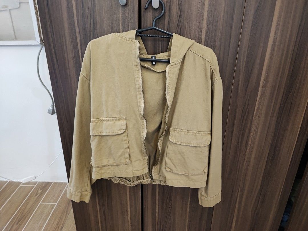 Beige Jacket, Women's Fashion, Coats, Jackets and Outerwear on Carousell