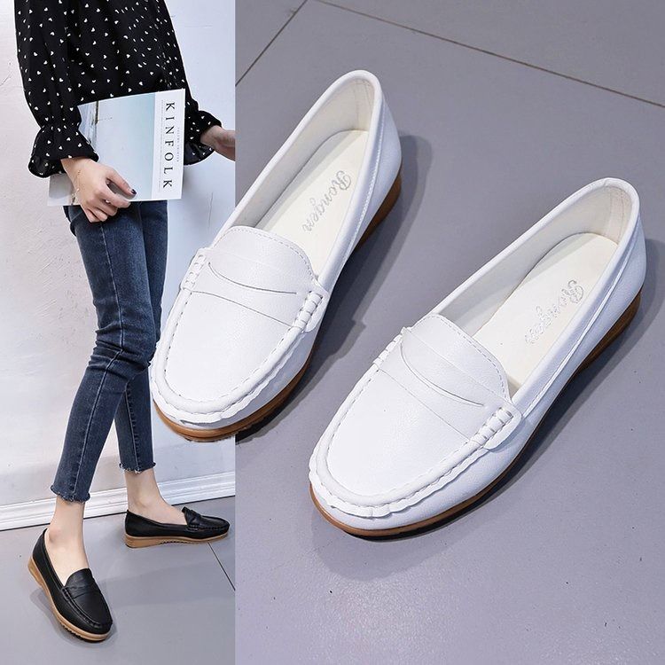 White lofer clearance shoes