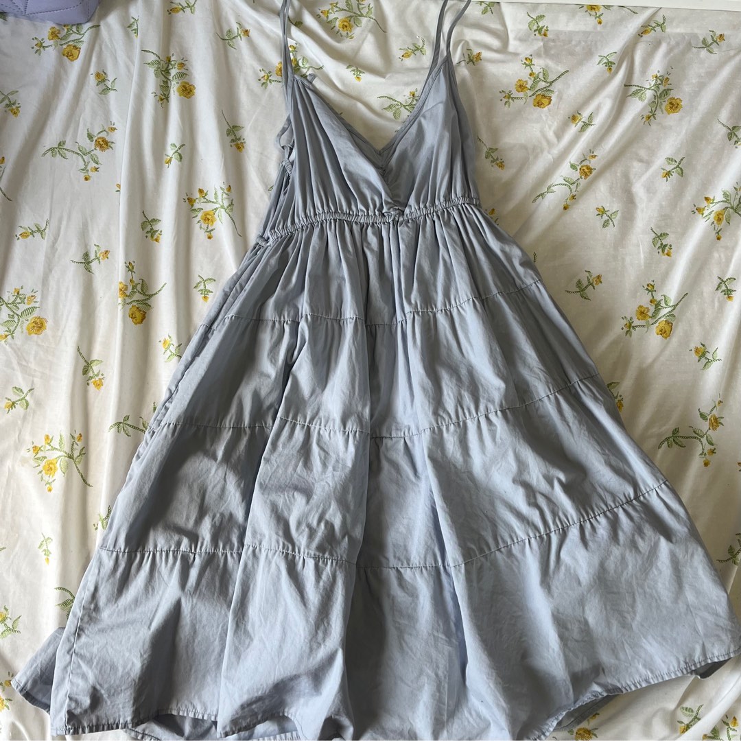 Blue Baby Doll Dress on Carousell