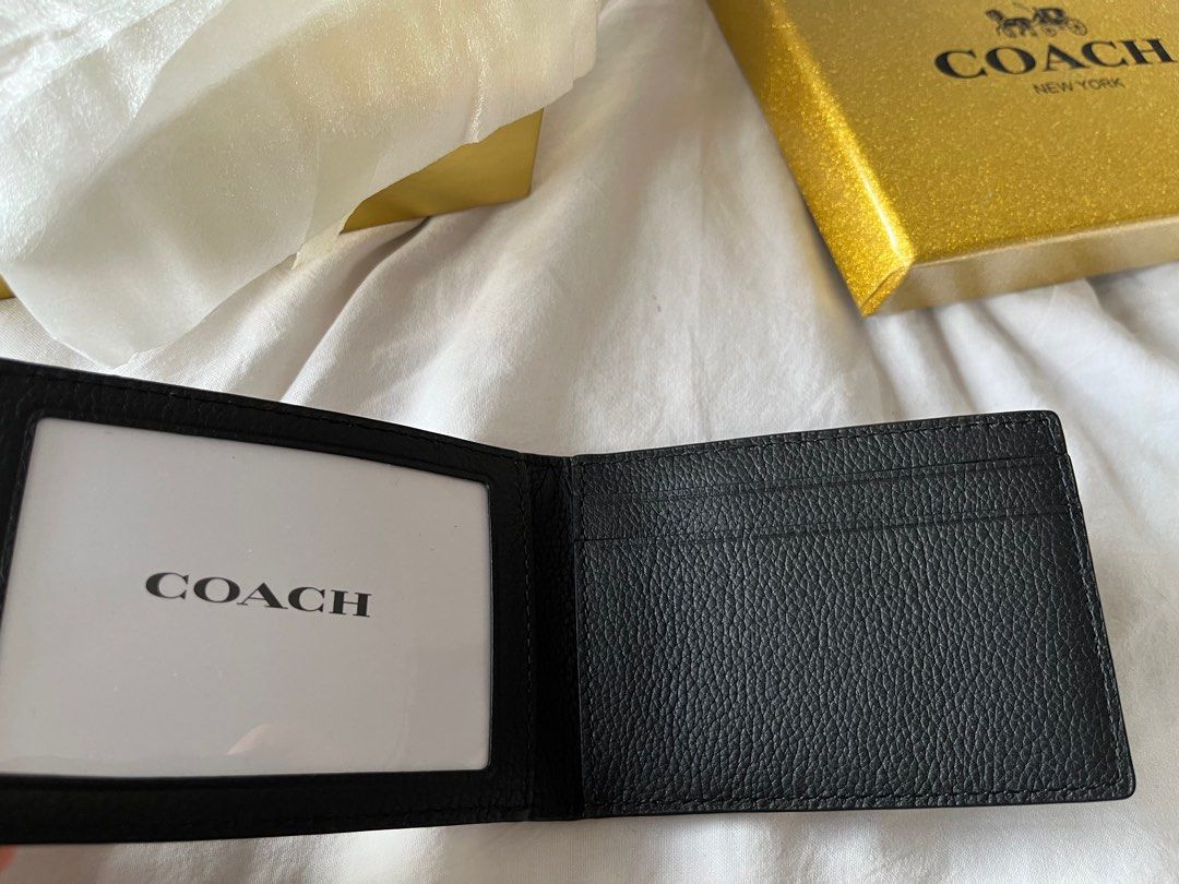 COACH Wallet And Card Holder Set in Black for Men