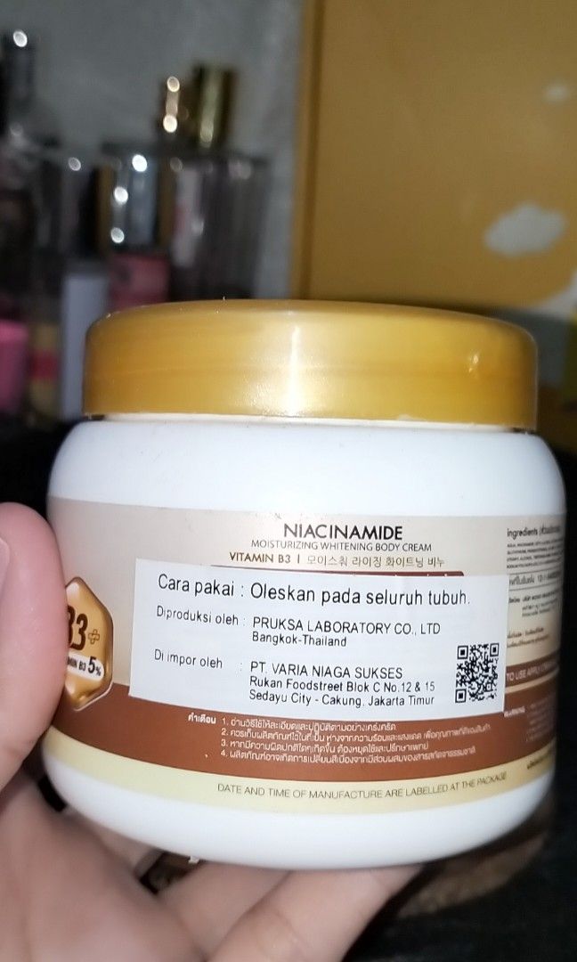 Body cream niacinamide precious skin, Kesehatan & Kecantikan, Kulit