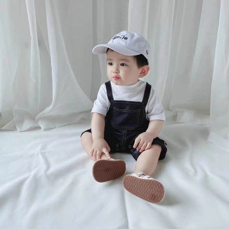 Baby boy outlet jean romper