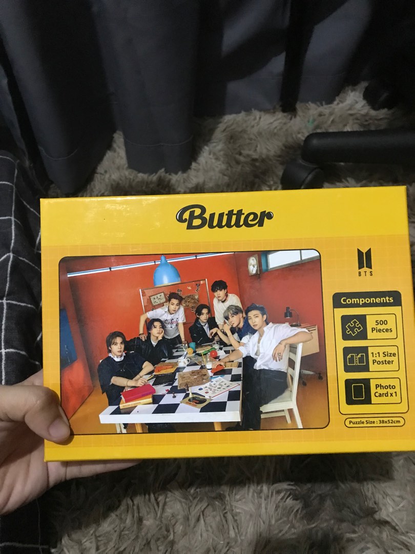 BTS butter jigsaw puzzle, Hobbies & Toys, Memorabilia & Collectibles, K
