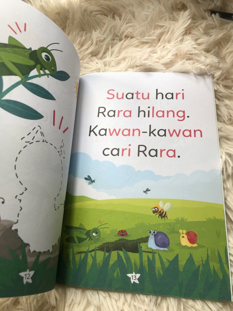Buku Cerita Suku Kata Belajar Membaca, Hobbies & Toys, Books