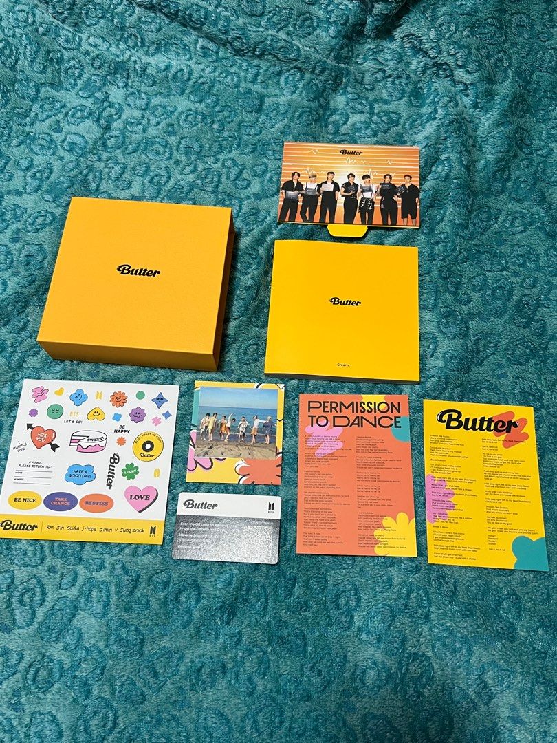 BTS Butter Album Cream Version, Hobbies & Toys, Memorabilia