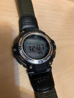 Casio 5 alarms world time she-100B 五時區 溫度