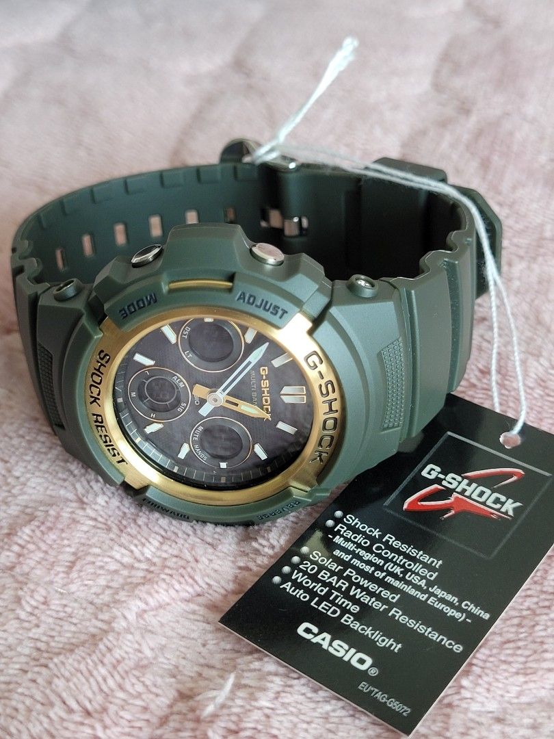Casio G SHOCK Multi Band 6 Tough Solar AWG M100A