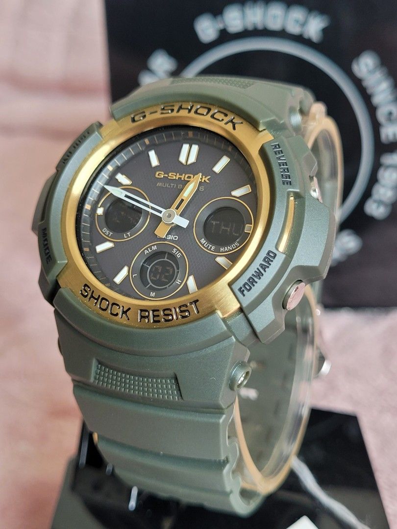 Casio G SHOCK Multi Band 6 Tough Solar AWG M100A