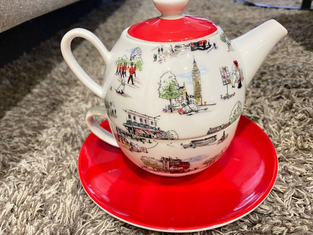 Cath Kidston Teapot Set, Furniture & Home Living, Kitchenware