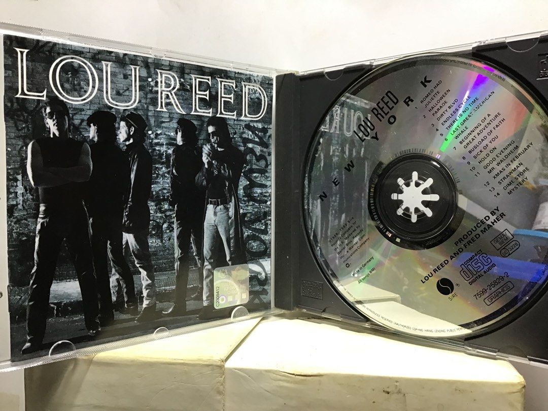 CD Lou Reed (Velvet Underground) New York OOP ORIGINAL PRESS Anubis