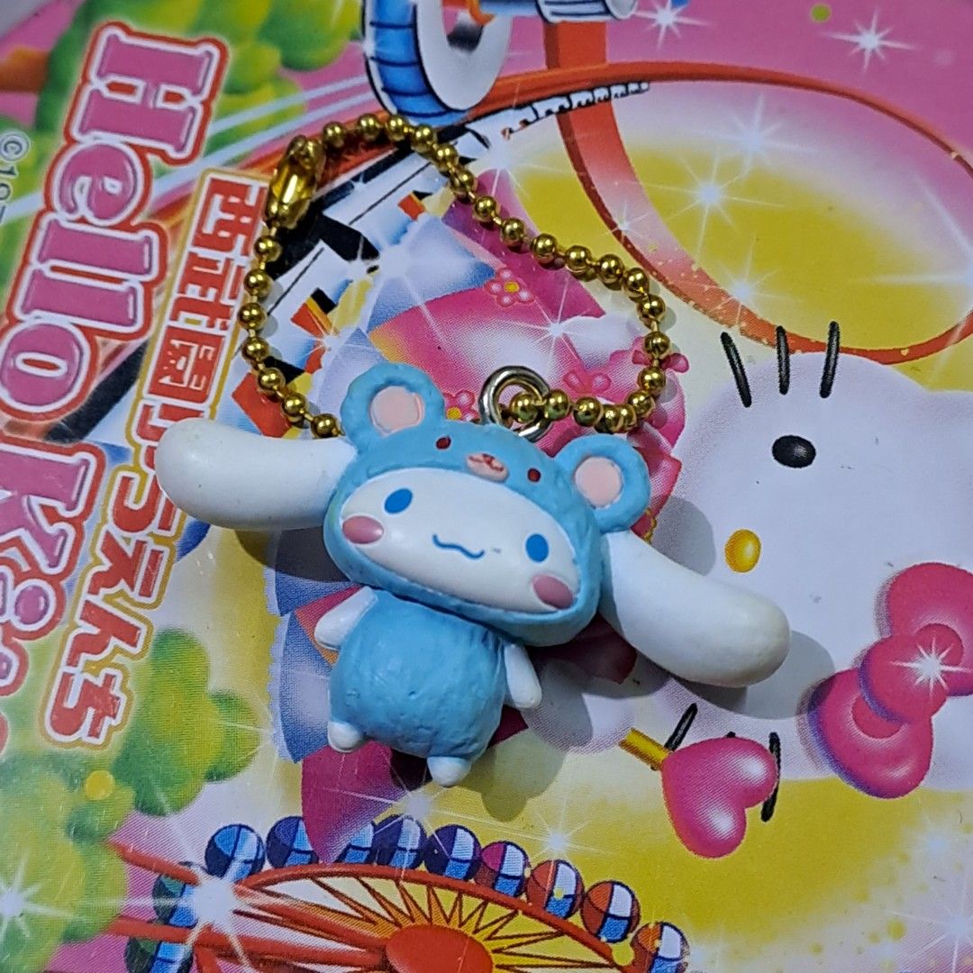Cinnamoroll & Hello Kitty Gotochi Charms (Category: Character Goods) located in Caloocan City. Submitted by pizziawrites (Listing ID 1225075136, Image 1). Description: Melonpan and melon - SOLD! ♡ Price starts at 150! ☆ Your total may be negotiable especially if you want to get a lot of charms~ just dm me ^-^.