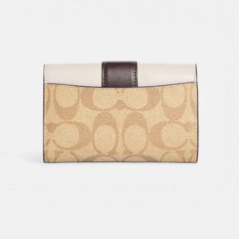 COACH Medium Grace Wallet In Signature Canvas, Women's Fashion, Bags