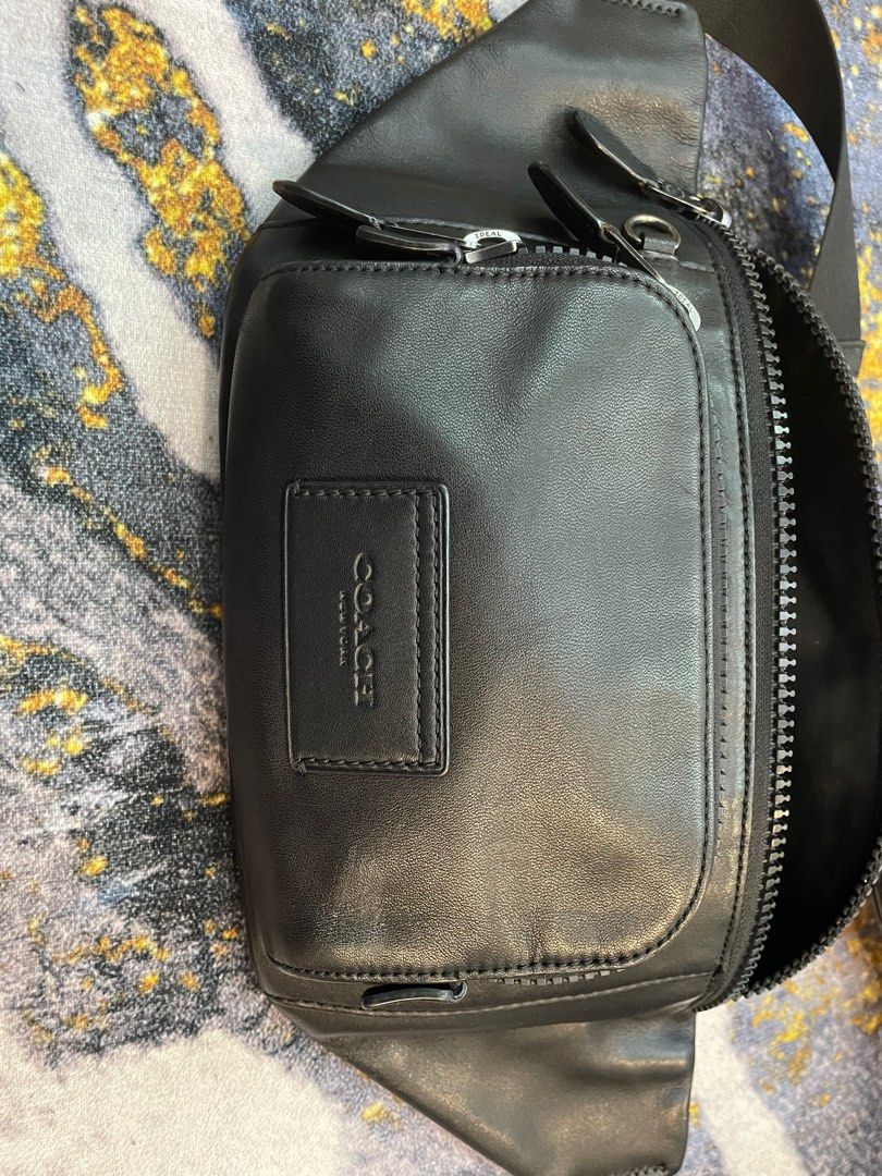 Coach Pouches Bag, Men's Fashion, Bags, Belt bags, Clutches and Pouches
