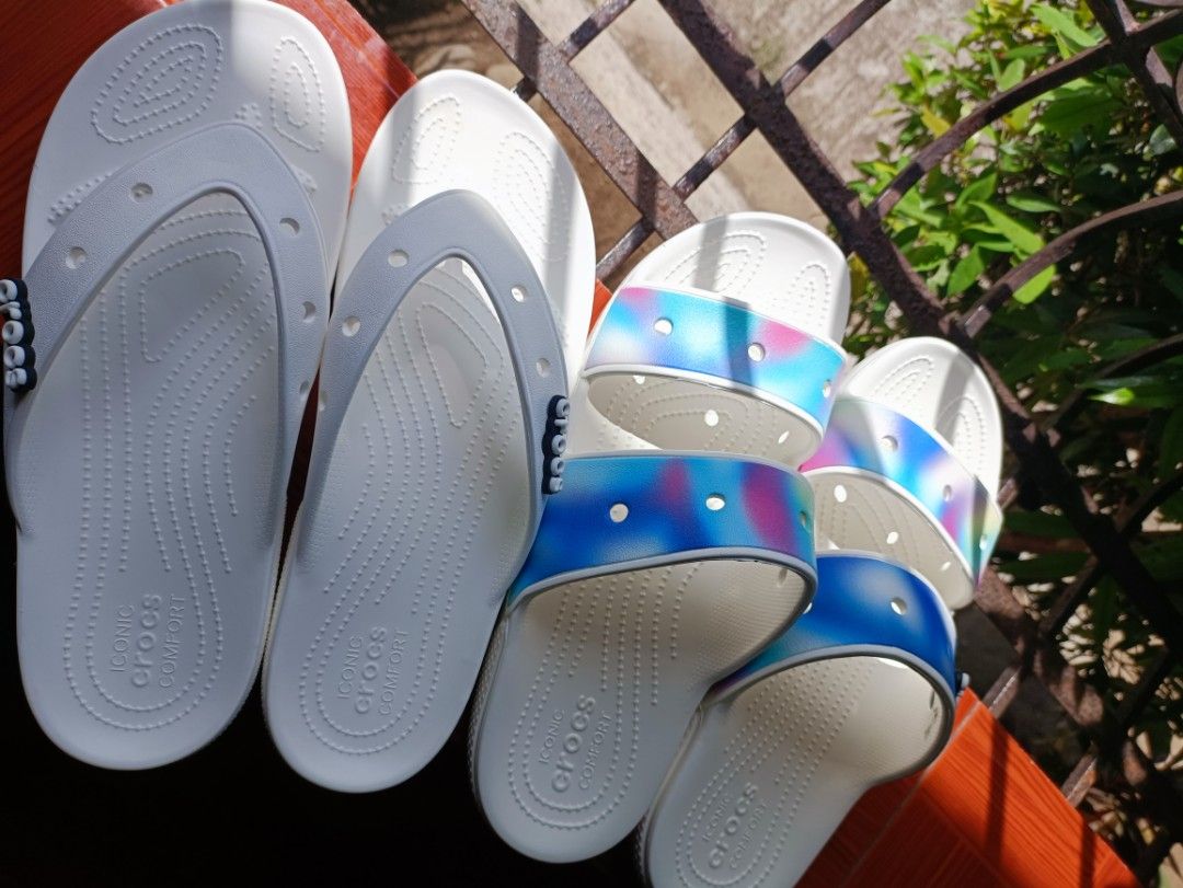Crocs Size 13 Men s Fashion Footwear Slippers Slides on Carousell