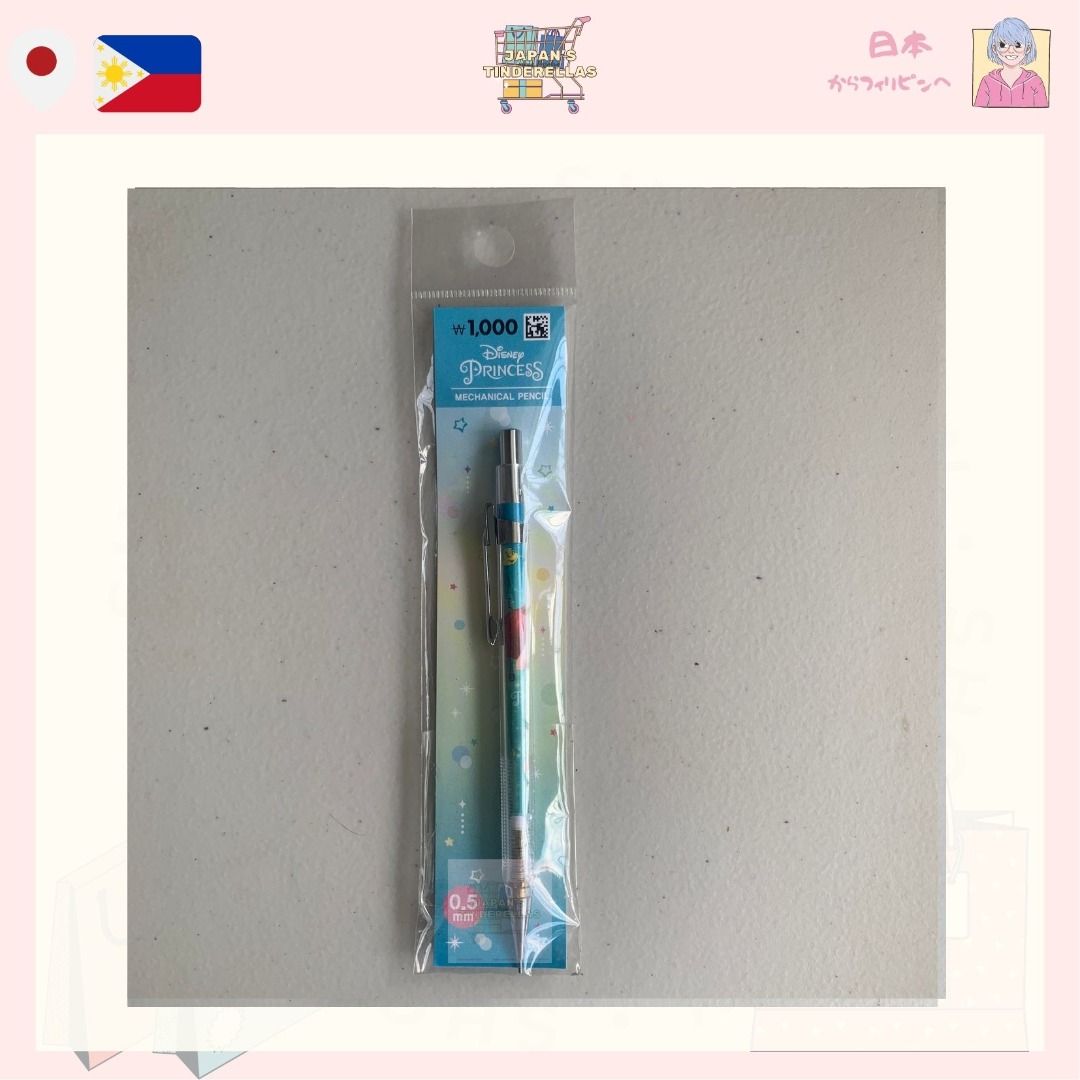 DAISO KOREA DISNEY ARIEL LITTLE MERMAID MECHANICAL PENCIL, Hobbies