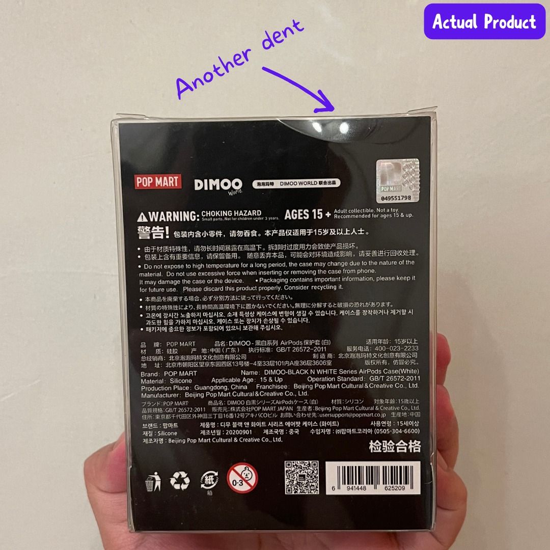 Pop Mart: Dimoo World of Black & White Airpods Case (WHITE) on Carousell