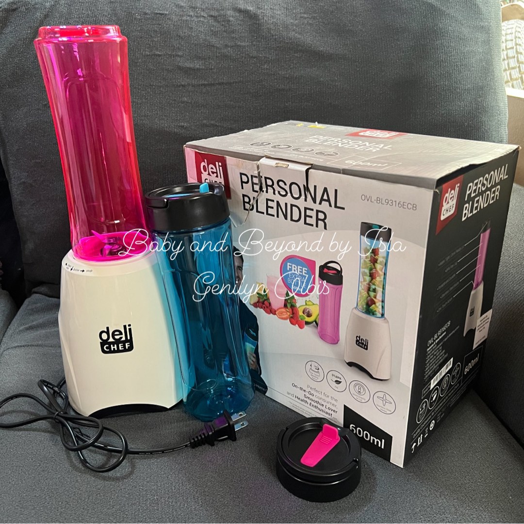 Deli Chef Personal Blender 600mL, TV & Home Appliances, Kitchen