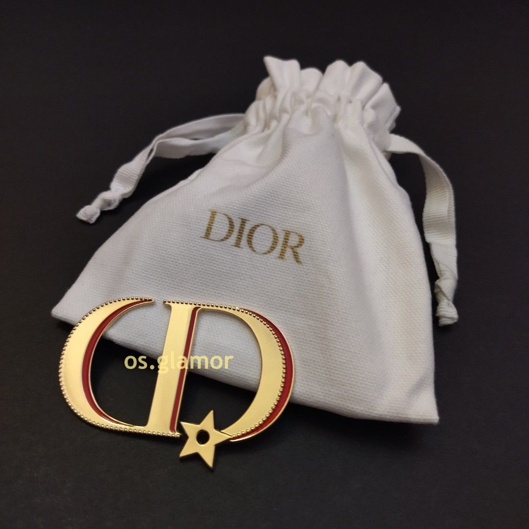 DIOR CD Lucky Star Bookmark with Small String Pouch Women s