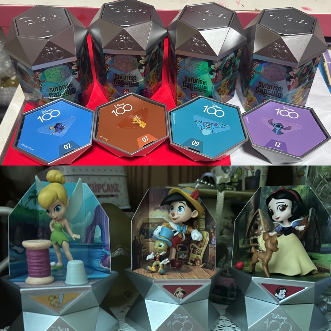 Disney 100 Surprise Capsules, Hobbies & Toys, Toys & Games on Carousell