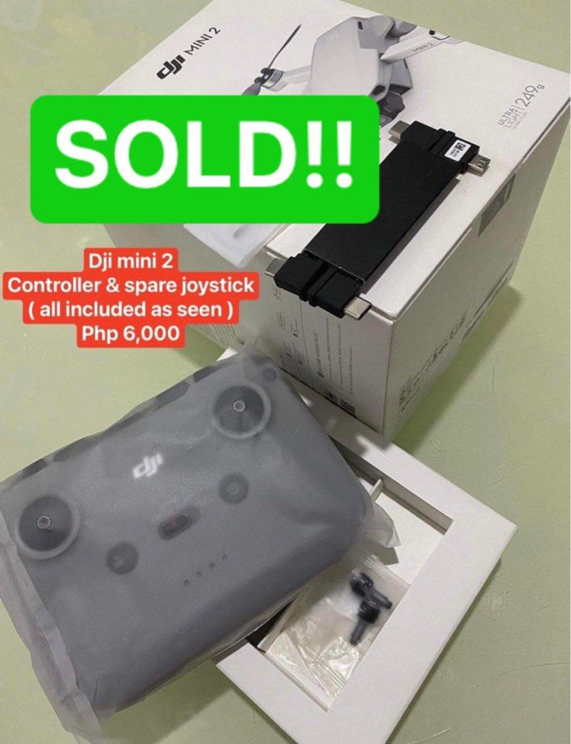 ‼️Dji mini 2- unused Parts👍 (Category: Drones) located in Manila. Submitted by krishmeow (Listing ID 1173851369, Image 2). Description: DJI MINI 2 And Dji standard parts ‼️Unused Parts for Sale‼️ 1. set Extra propeller DJI mini for P500. 2. 1 pc gimbal protector at php 200. 3. Set of joystick php 200. 📩Shipping fee Not included. 🪙Payment: Gcash. 📍Location: malate manila..