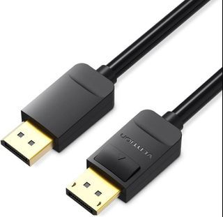 DP to DP Cable, VENTION DisplayPort to DisplayPort Cable Gold Plated Male to Male DP1.2 4K Resolution Support Laptop All-in-one PC Projector (16ft/5m)