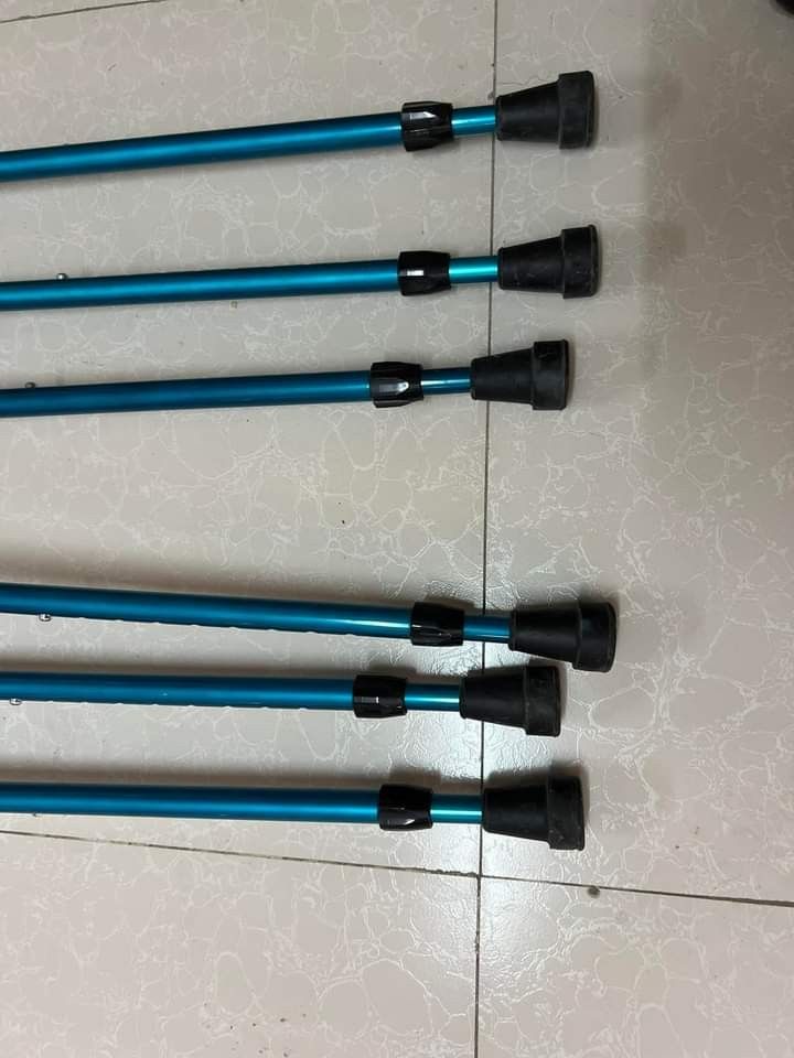 Elbow crutches (Category: Rehabilitative Devices) located in Manila. Submitted by calmdolphin.87b0e4 (Listing ID 1224929608, Image 3). Description: KOWSKY FOREARM CRUTCHES, Multi Color (Pair) The Kowsky Open Cuff Crutch, Multi Colored with Ergo Soft Grips extremely light and yet very strong. the Semi-elliptical cuff supports the ulna optimally no matter what type of clothing is worn. adjustable length via clip or push button. a cap nut for absolu