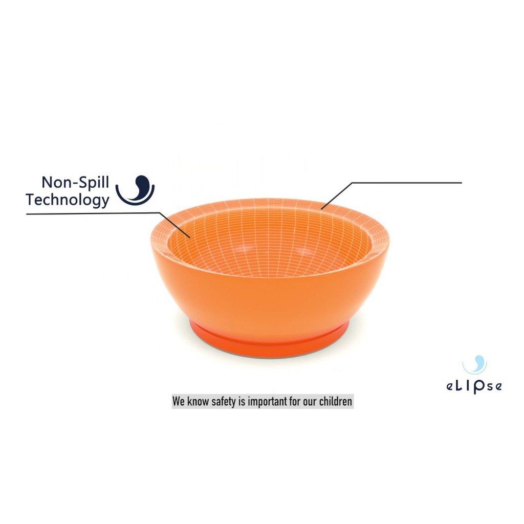 Elipse Kids The Ultimate Suction Spill Proof Bowl with Lid 12oz Stage 2