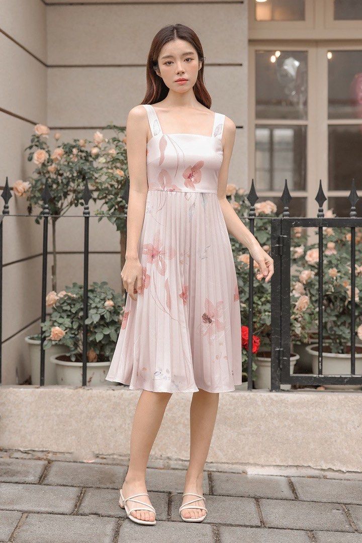 Chiffon tea dress sale