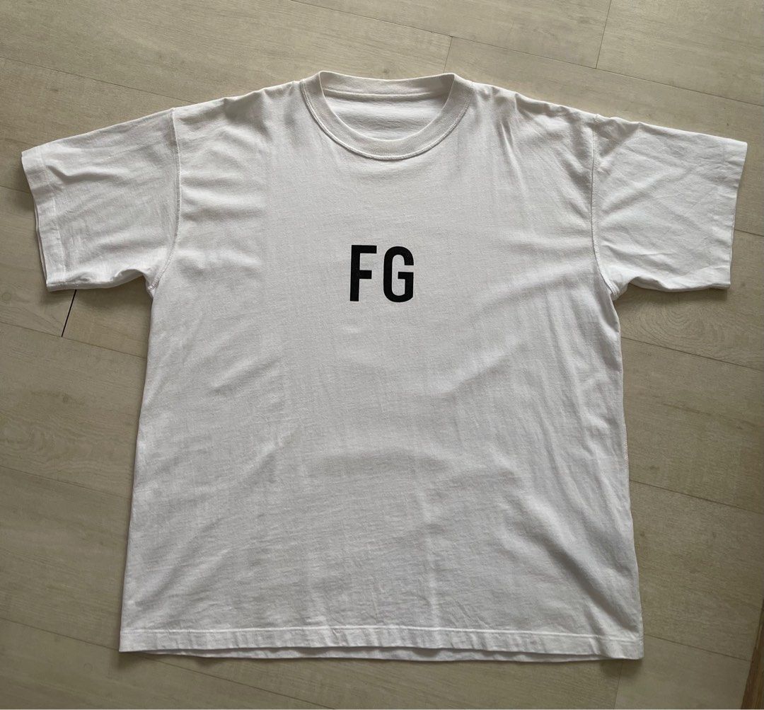 FEAR OF GOD ☆ White FG In Side Out Tee - rabassa.eu