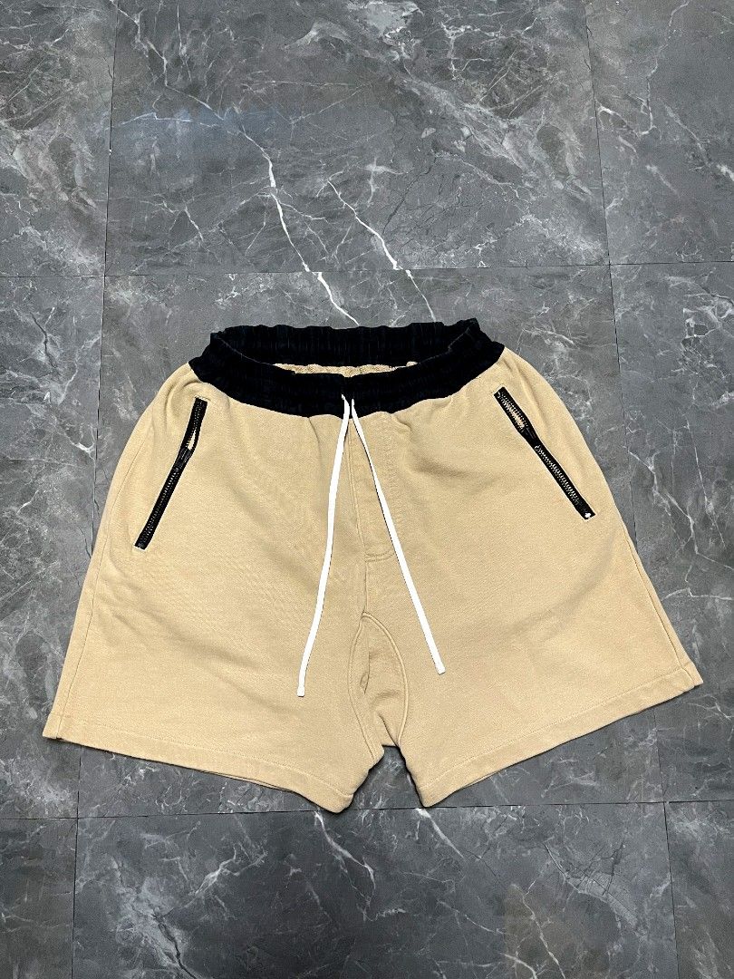 Fear of god fog 2025 essentials drawstring shorts chinchilla