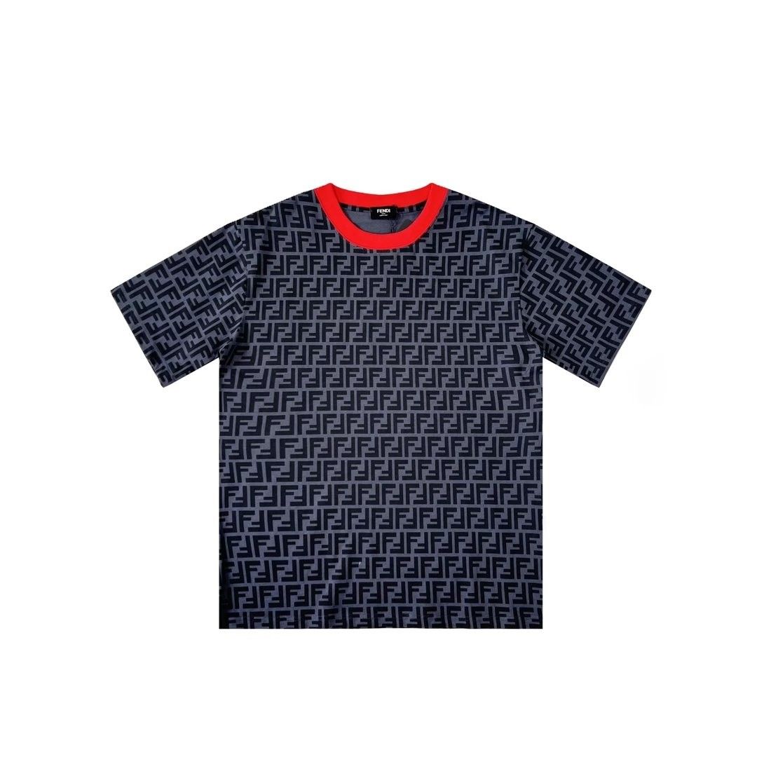 Black and red fendi shirt clearance