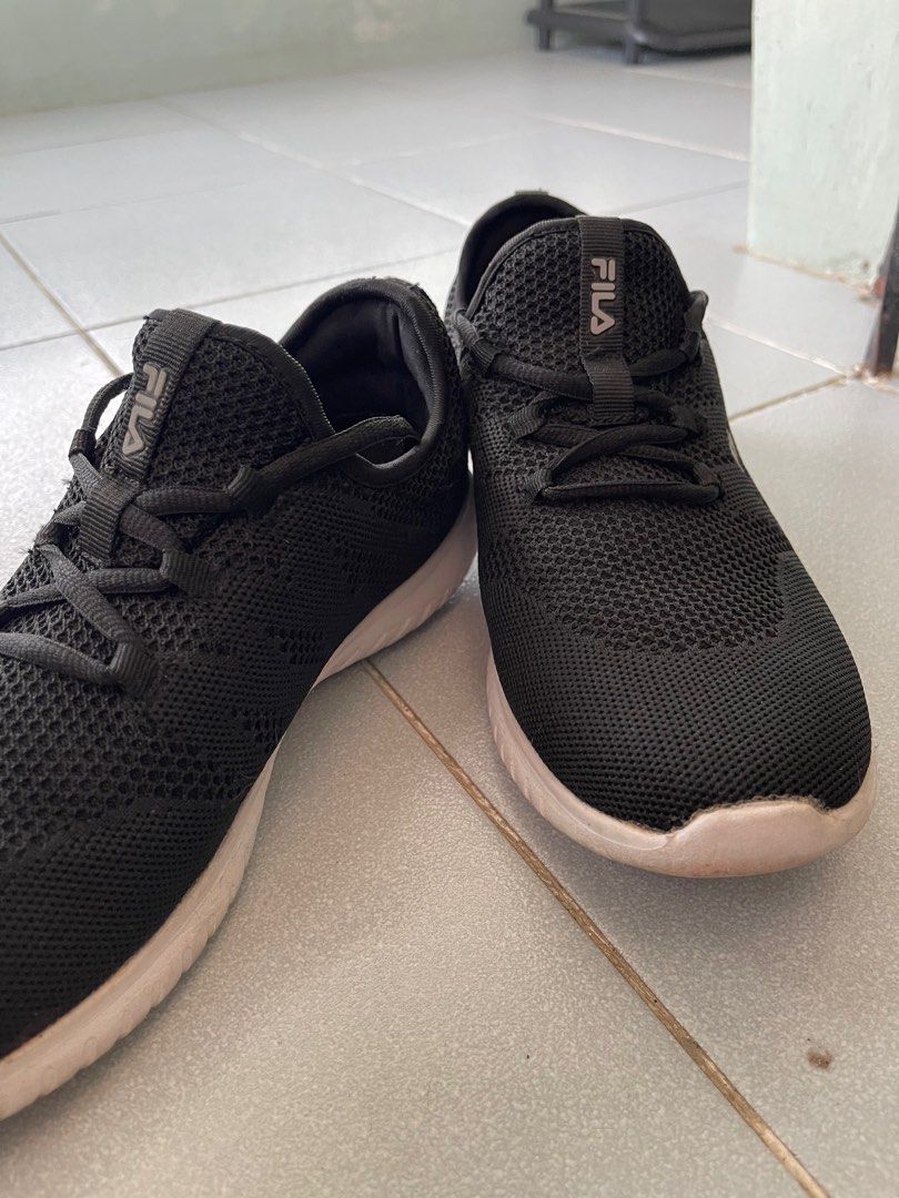 Fila Black Running Shoes Womens Size US 10