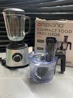 Food processor with blender