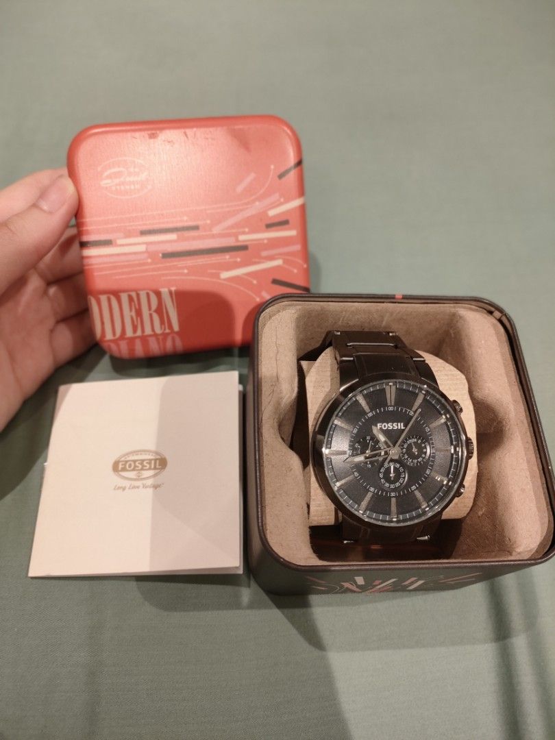 Fossil Watch Men Jam Tangan Fossil Pria Original Fesyen Pria Jam