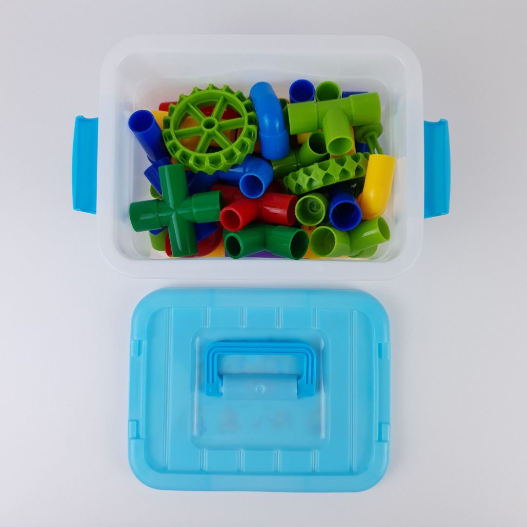 CONTAINER PIPE BUILDING BLOCK OPEN ENDED TOY, Hobbies & Toys, Toys ...