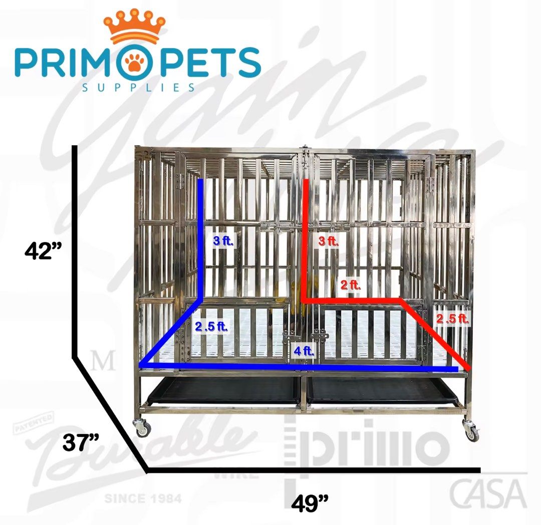 FS 2nd HAND DOG CAGE BY PRIMOPETS on Carousell