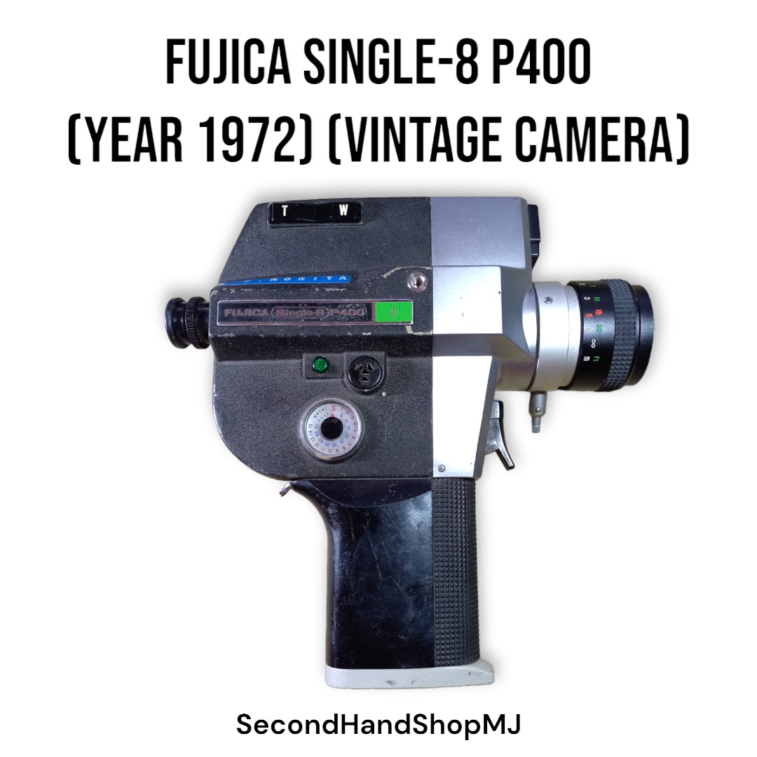 Fujica Single-8 P400 (Year 1972) (Vintage Camera), Photography