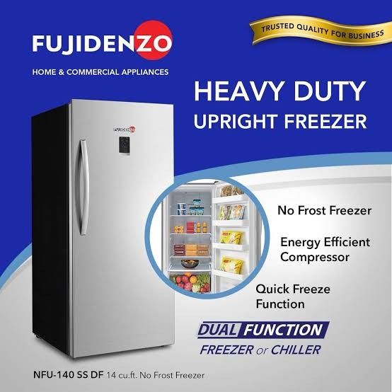 Fujidenzo upright freezer, TV & Home Appliances, Other Home Appliances