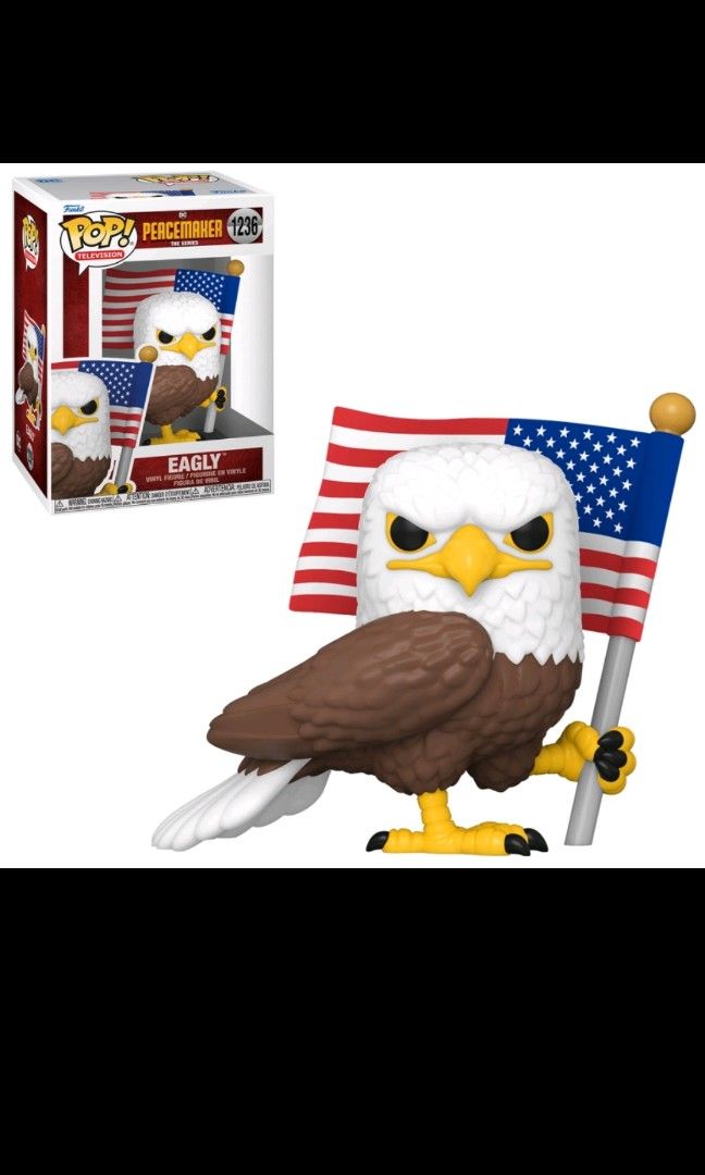 FUNKO POP Jingles/Hershey's Kisses/Peacemaker Eagly, Hobbies & Toys