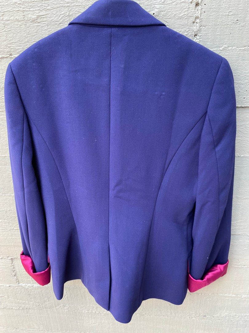 Purple and deals black blazer
