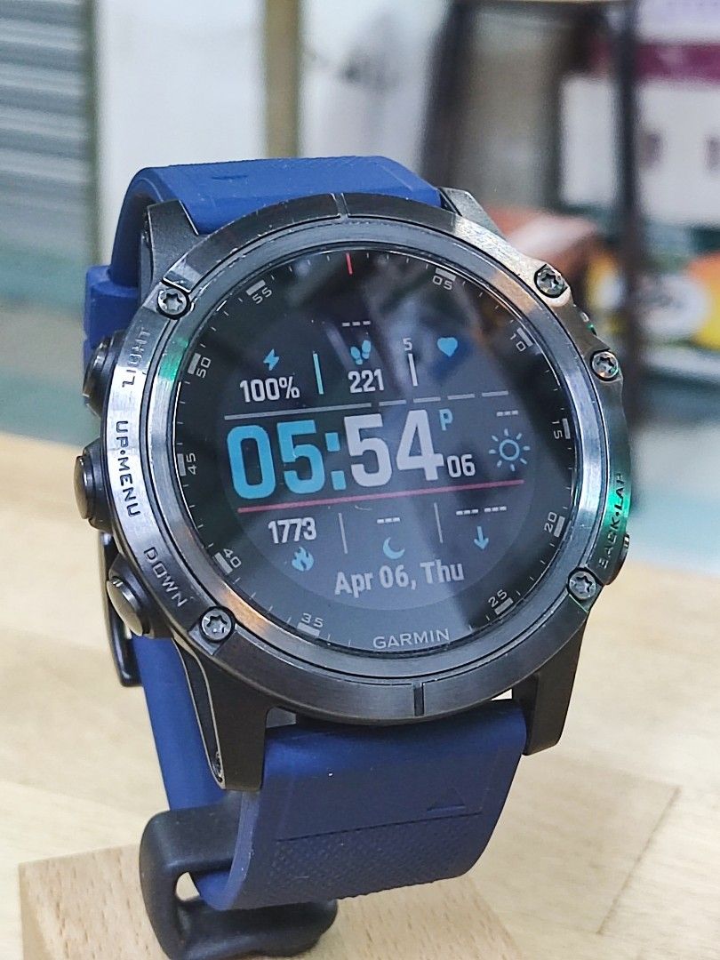 Garmin Fenix 5X plus Apac Sapphire Multi Sport GPS Smart watch