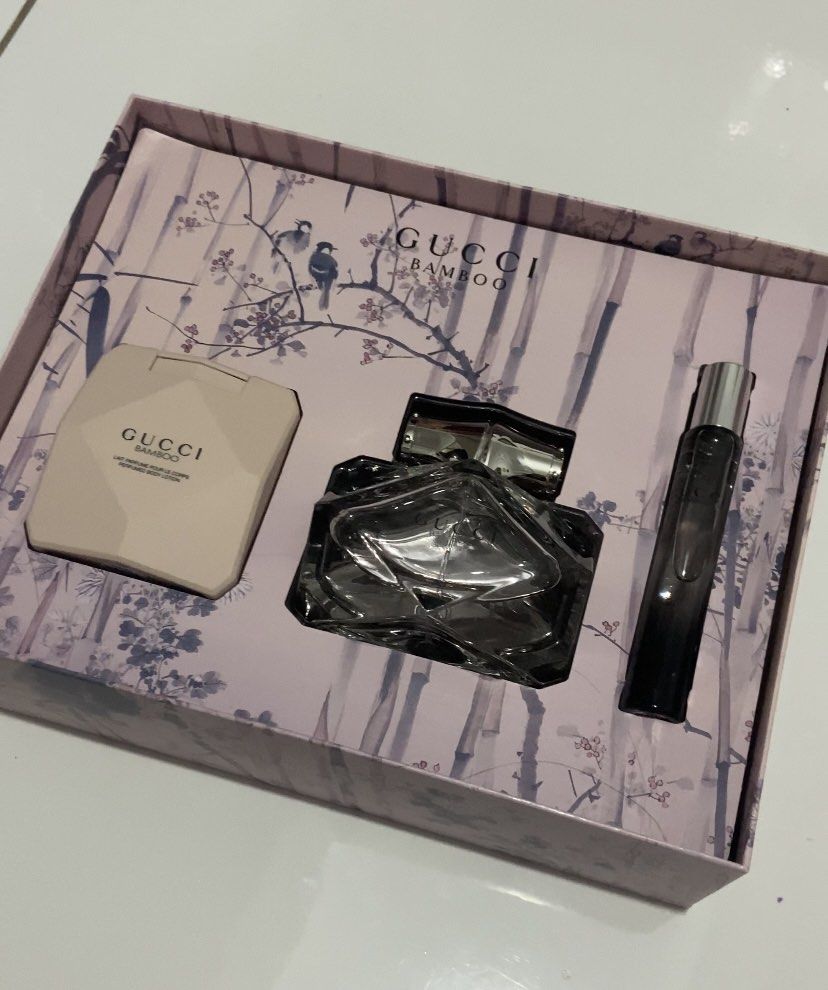 Gucci Bamboo Perfume Set, Beauty & Personal Care, Fragrance