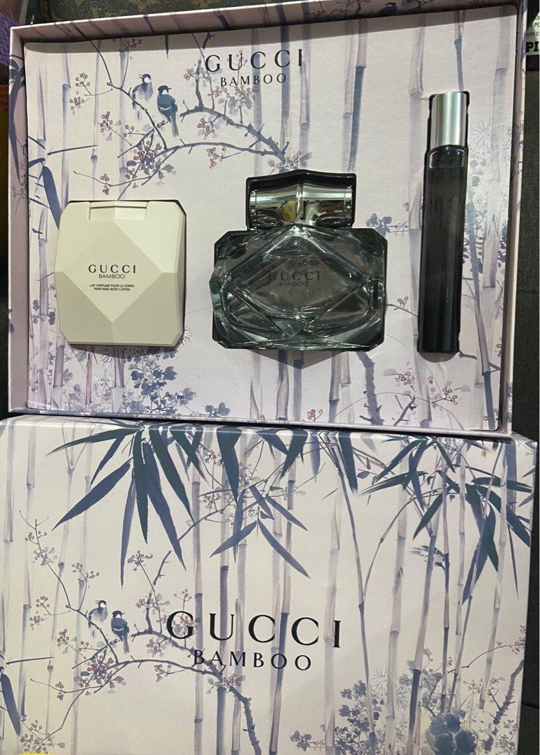 Gucci Bamboo Perfume Set, Beauty & Personal Care, Fragrance